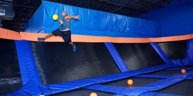 trampoline dodgeball Vaughan