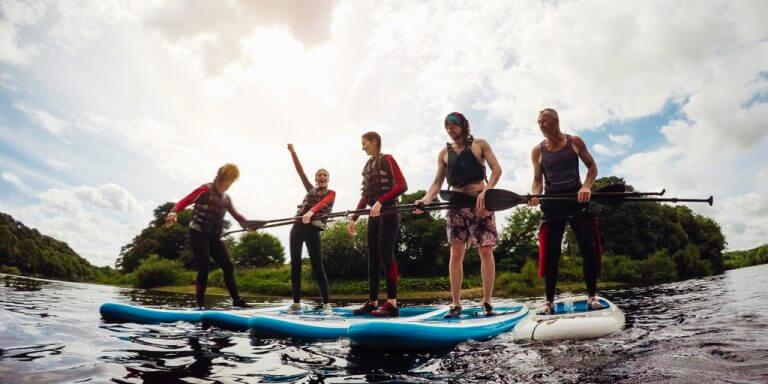 stand up paddleboarding