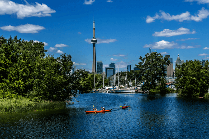 Toronto summer kayaking