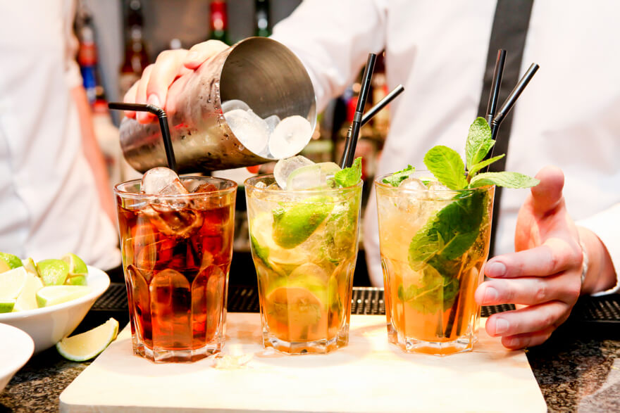 Cocktail class date idea