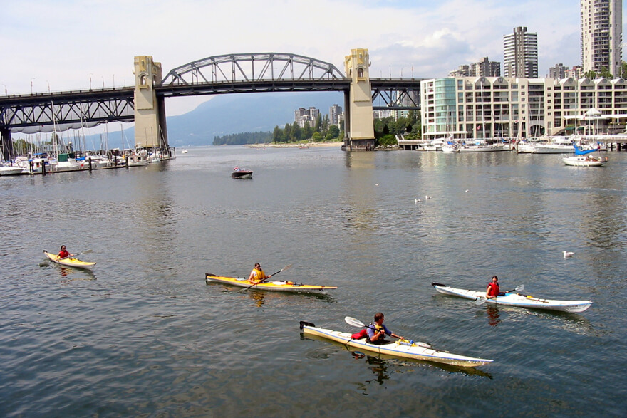 Vancouver Westside kayaking