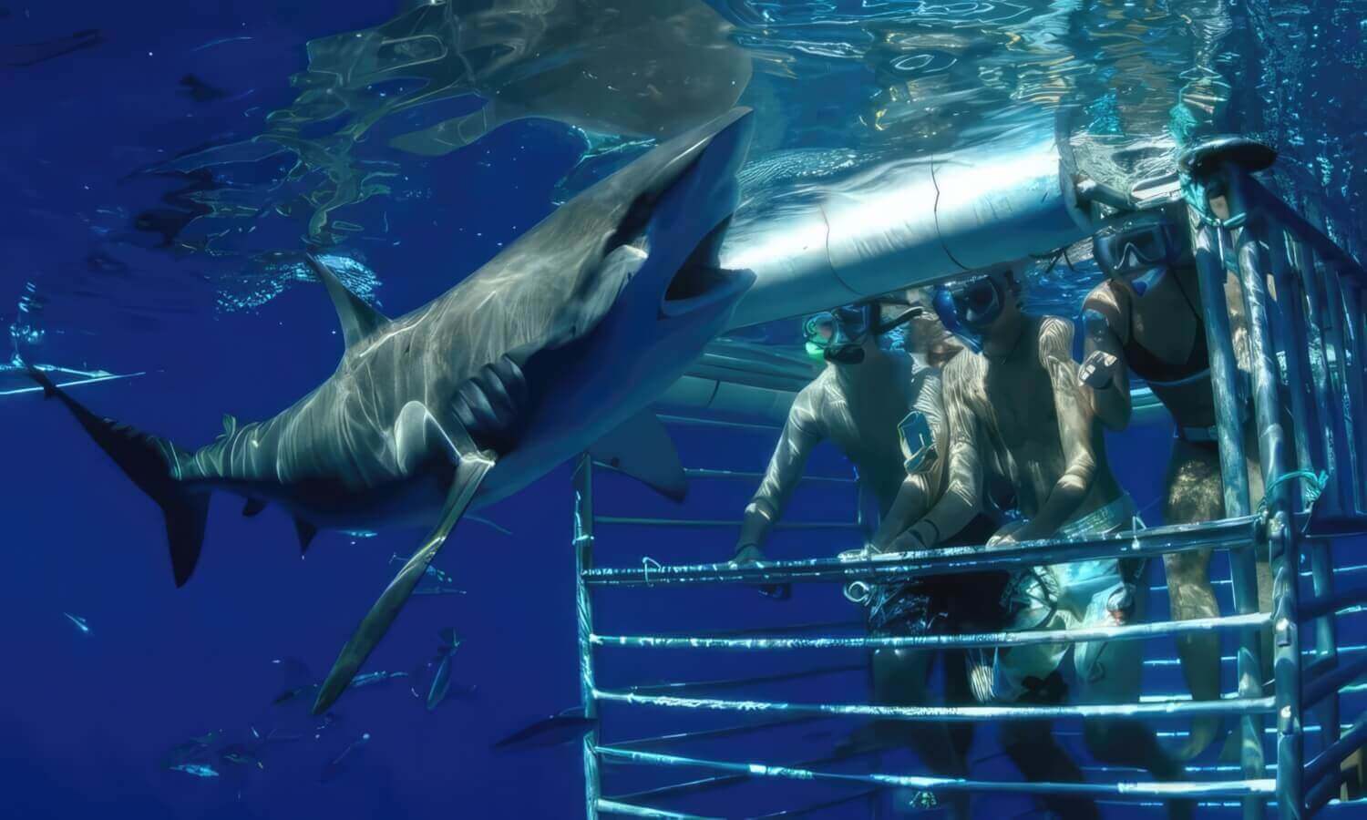 Shark Cage Diving Oahu Hawaii