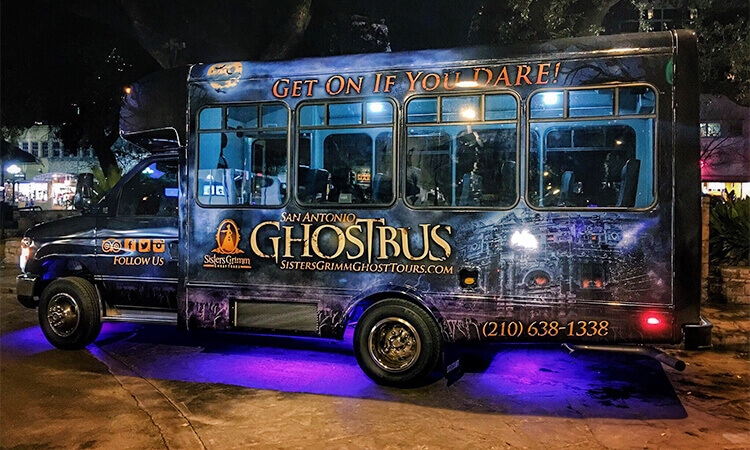 ghost band tour bus